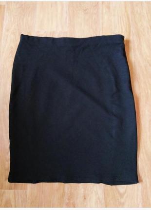 Короткая черная юбка, мини юбка, офисная юбка2 фото