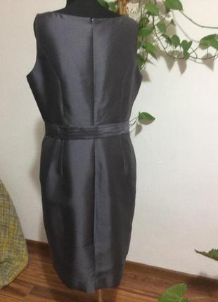 Люкс бренд вовна шовк стройнящее плаття міді футляр супер складу якість !2 фото