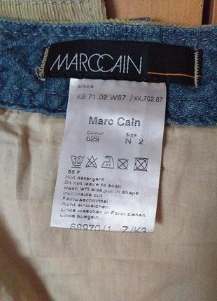 Marc cain n2 юбка вельветовая бежевая3 фото