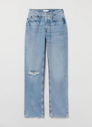 Прямые джинсы h&amp;m в стиле 90х1 фото