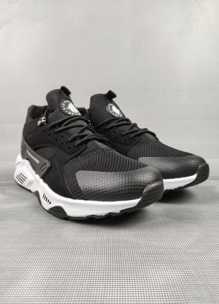 Nike air huarache black&amp;white2 фото