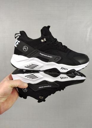 Nike air huarache black&amp;white5 фото