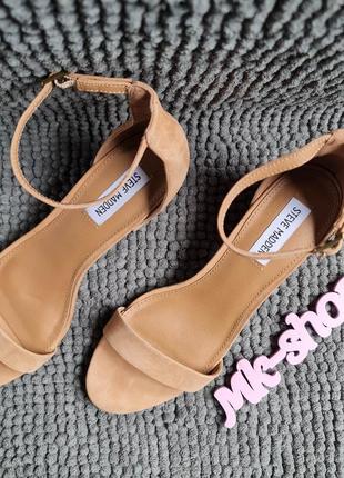 Женские туфли на широком каблуке steve madden оригинал кожа 40р 910002464 фото