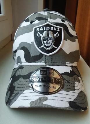 Кепка бейсболка  new era 39thirty las vegas raiders камуфляж (m-l)