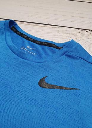 Мужская легкая спортивная футболка nike dri fit найк драй фит оригинал4 фото