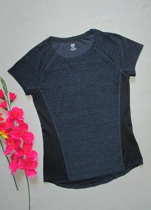 Класна спортивна футболка синій меленж h&m