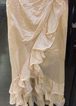 Винтажная кутюрная юбка с воланами 1999р.4 фото