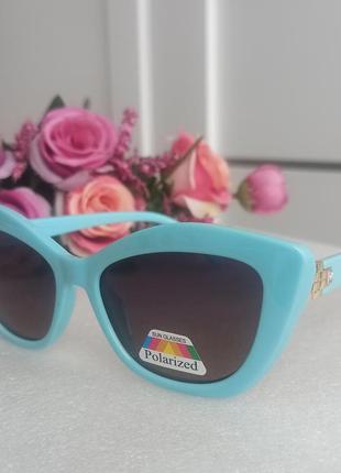 Новые красивые очки (линза polarized) голубые