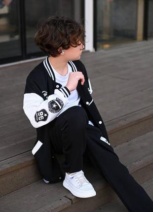 Надзвичайно стильний прогулянковий костюм двійка з бомбером