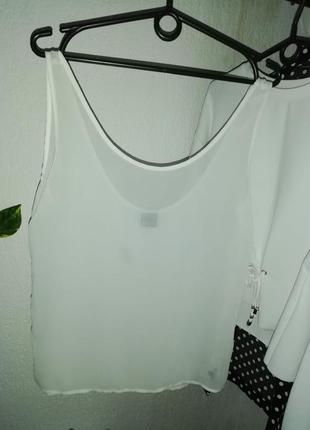 Майка белая