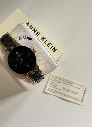 Anne klein ceramica diamond годинник з діамантом ak/1610 жіночий керамічний5 фото