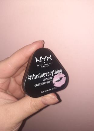 Скраб для губ nyx #thisiseverything