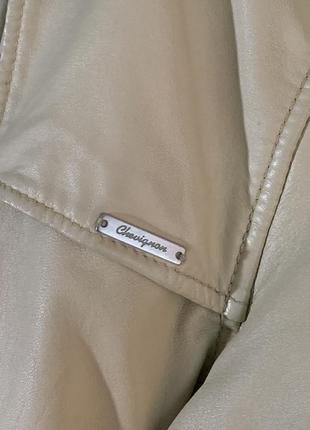 Женская куртка кожаная chevignon9 фото