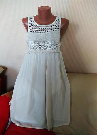 Платье сарафан туника кружево вышивка с м л