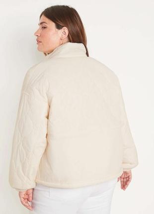 Old nаvy демисезонная куртка, большой, батальный размер, короткая, стеганная, оверсайз2 фото