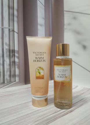 Набір лосьйон та міст warm horizon від victoria's secret