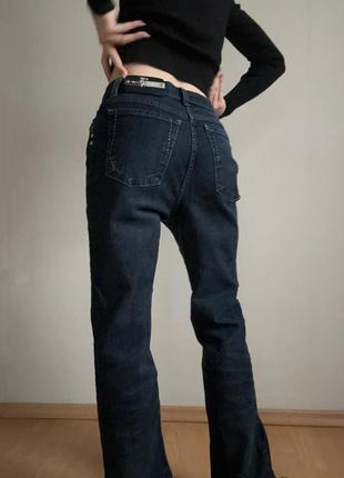 Винтажные джинсы y2k прямые, средняя посадка.7 фото