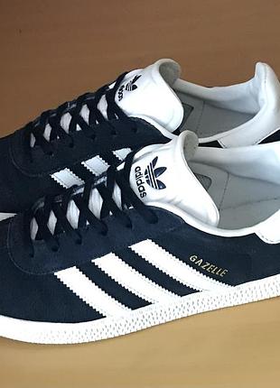 Кросовки adidas gaselle темно-сині кеди
