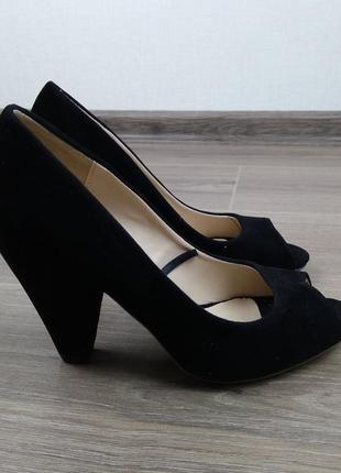 Розпродаж туфлі туфельки босоніжки чорні розмір 36