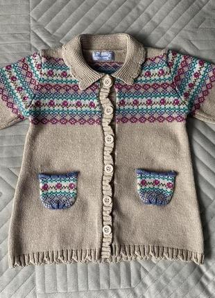 Теплая кофта mayoral,1,5-3 года