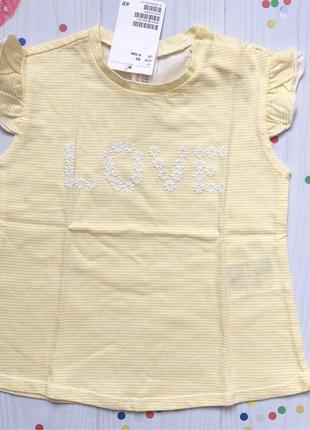 Футболка h&m 9-12 міс (80 см)