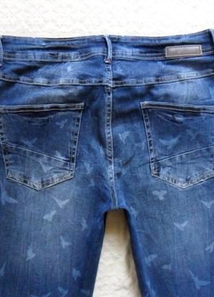 Стильные джинсы скинни в принт cecil, 31 размер.2 фото