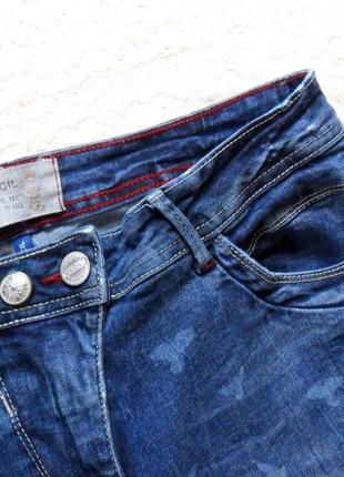 Стильные джинсы скинни в принт cecil, 31 размер.5 фото