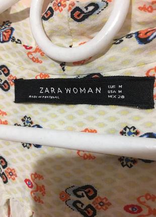 Шикарная блуза zara woman на запах4 фото