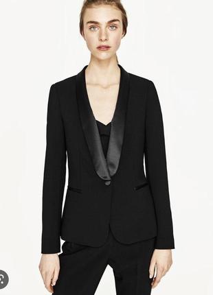 Жакет смокинг zara