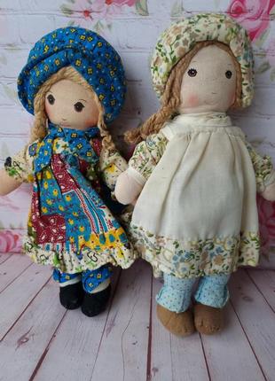 Holly hobbie 70-х сша вальдорфская кукла лялька knickerbocker тряпичная1 фото