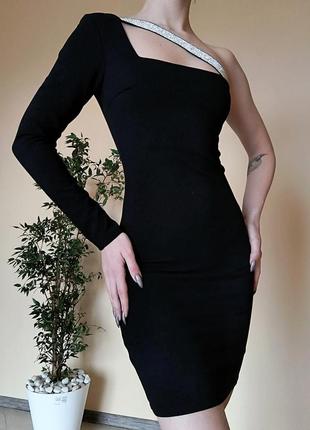 Чёрное платье tally weijl1 фото