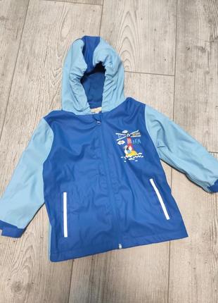 Дощовик грязепруф куртка kuniboo на флісі 86/92 см