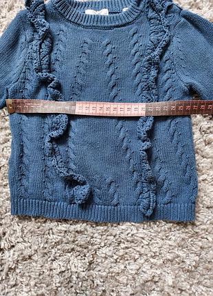 Кофта вязана з рюшками 4