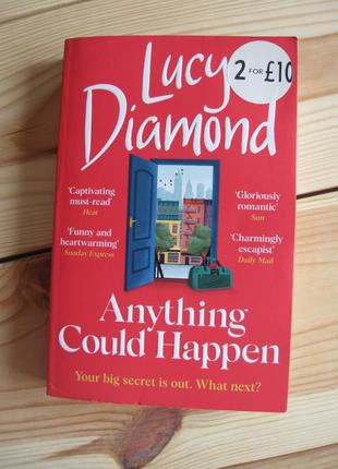 Книга англійською мовою "anything could happen" lucy diamond