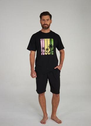 Комплект чоловічий футболка + шорти "summer" тм ellen (розмір s)