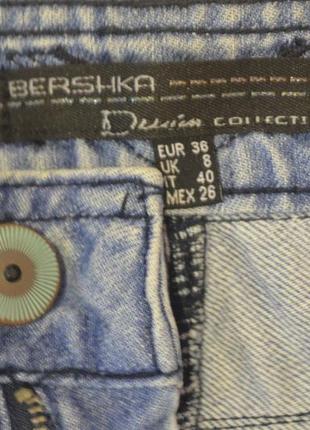 Джинсовые шорты момы от  bershka3 фото