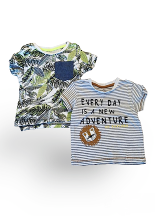 Лот футболки для хлопчика primark 9-12 місяців