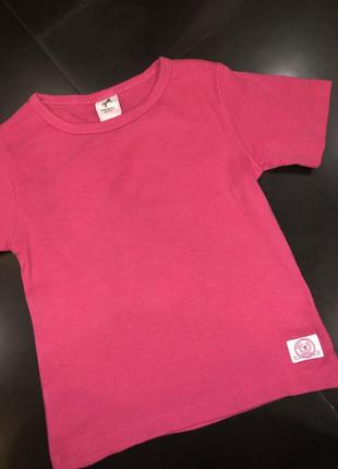 Качественная детская розовая футболка c&a