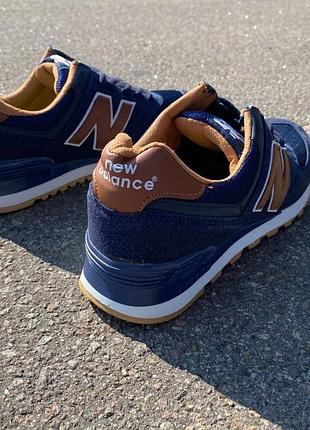 Кроссовки new balance blue/brown 8