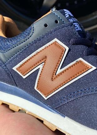 Кроссовки new balance blue/brown 3