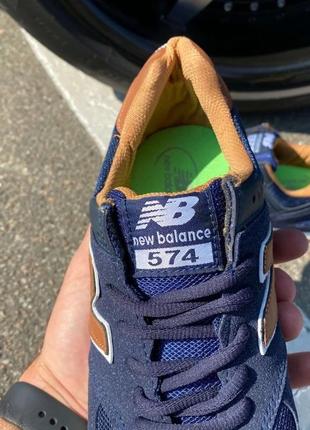 Кроссовки new balance blue/brown 4