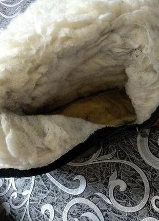 Зимние сапоги овчина,кожа,замша размер 375 фото