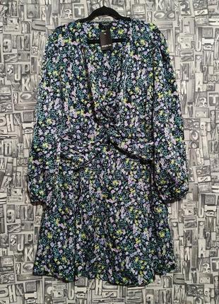 Нова стретчева сатинова сукня від simply be, батал.2 фото