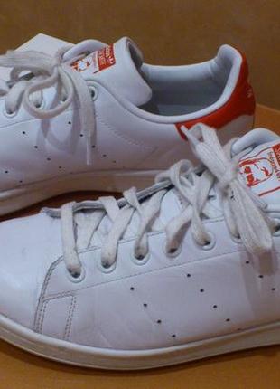 Кроссовки кожаные мужские кросівки шкіряні чоловічі adidas originals stan smith р.46🇮🇳3 фото