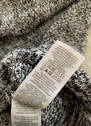 Серый меланжевый мужской свитер котоновый 3