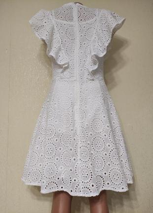 Платье с вышивкой шитья прошвы3 фото