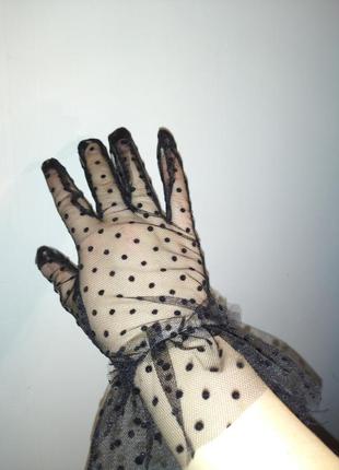 Перчатки черные, перчатки4 фото