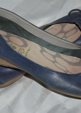 Туфли балетки кожа tamaris размер 41 42, туфлі2 фото