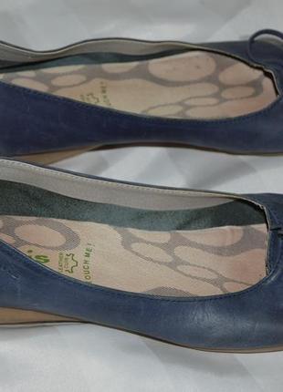 Туфли балетки кожа tamaris размер 41 42, туфлі3 фото