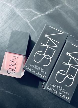 Nars cosmetics liquid blush - orgasm жидкие румяна